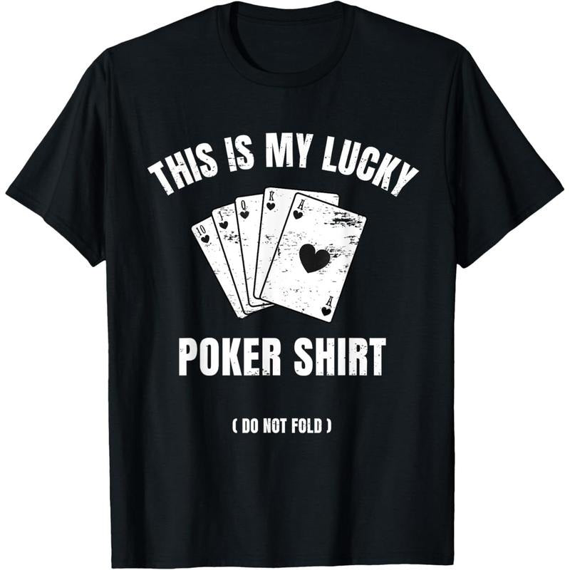 Poker Player Poker Cards Game Luck T-Shirt made in usa Hoodie, Sweatshirt | GrindPrints.com