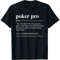 Poker Pro Definition Funny Noun T-Shirt made in usa Hoodie, Sweatshirt | GrindPrints.com