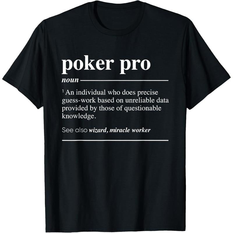 Poker Pro Definition Funny Noun T-Shirt made in usa Hoodie, Sweatshirt | GrindPrints.com