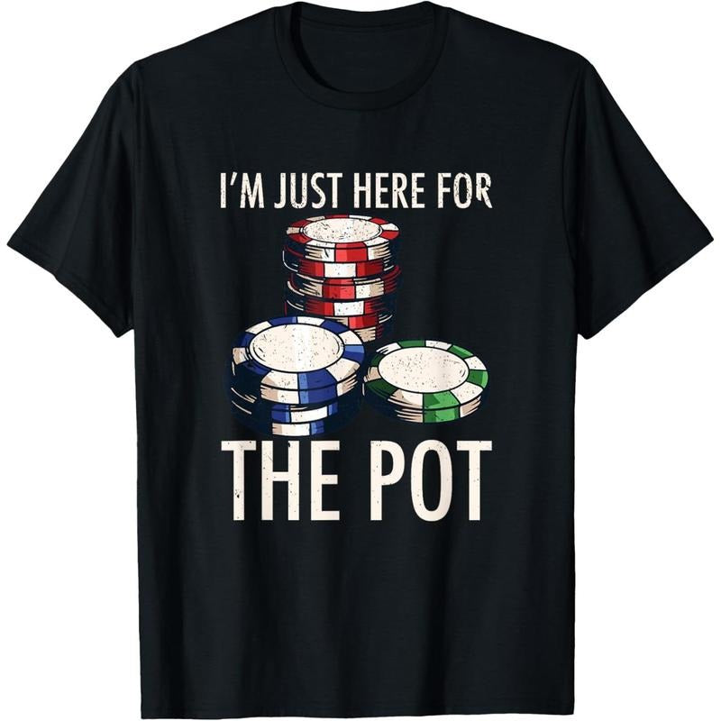 Poker T-Shirt Texas Hold'em Gambling Pot Cards Player Gift T-Shirt made in usa Hoodie, Sweatshirt | GrindPrints.com