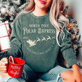 Polar Express Sweatshirt, Retro Christmas Shirt, Vintage Holiday Sweatshirt, Vintage Christmas Sweatshirt, North Pole...