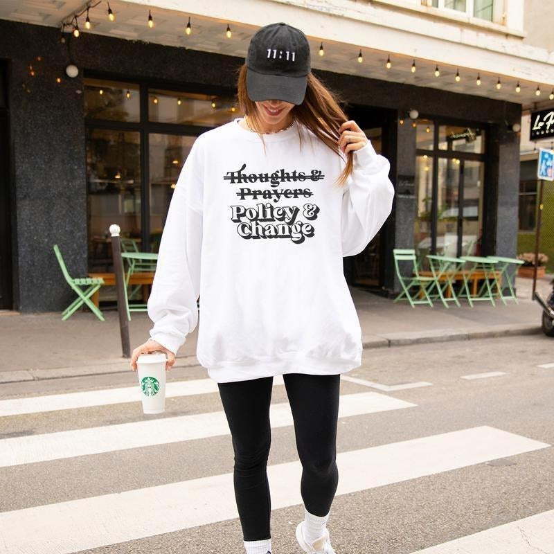 Policy and Change Sweatshirt DRG, Policy Sweatshirt DRG girlblackhoodie T-Shirts, Hoodie | GrindPrints.com