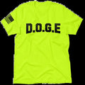DOGE Hi Visibility Safety Yellow Work 30 Day Guarantee Quality Cotton Poly Blend Top Blue Collar T-Shirts, Hoodie, Sweatshirt