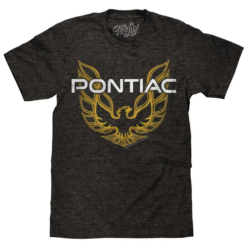 Pontiac Firebird Logo T-Shirt - Gray Hoodie, Sweatshirt | GrindPrints.com