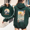 Ponyo 2 Sided Hoodie, Ponyo Sweater, Ghibli Studio Sweatshirt, Ghibli Ponyo Shirt, Ghibli Studio Shirt, Hayao Miyazaki,...