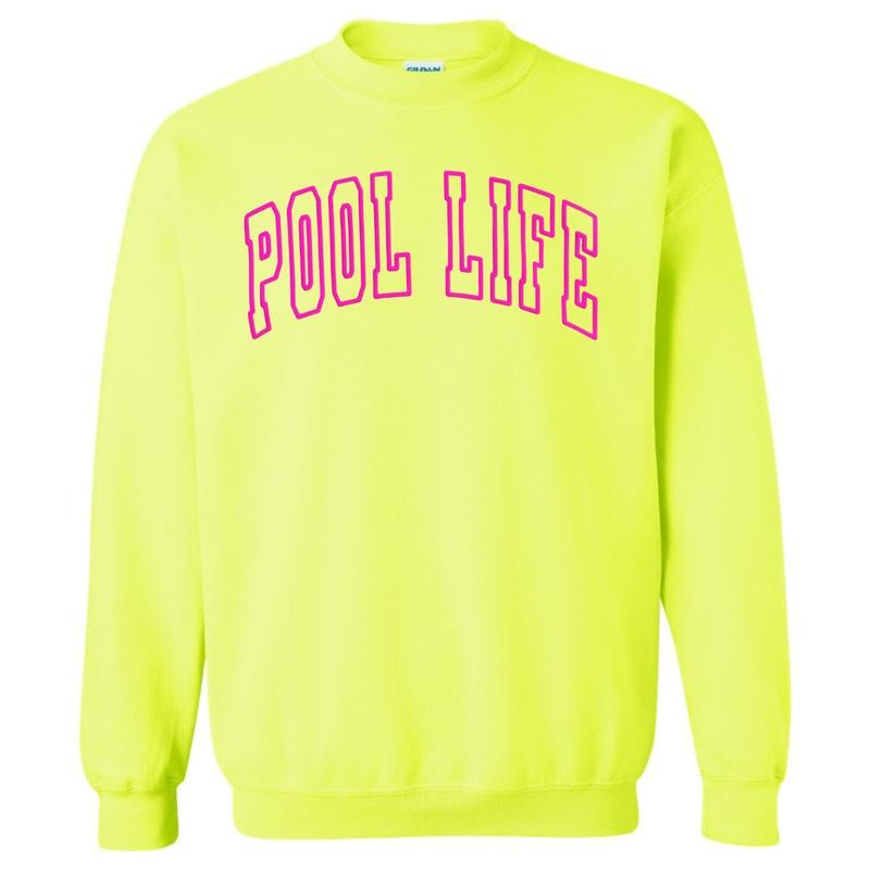 Pool Life Pink Puff Sweatshirt T-Shirts, Hoodie | GrindPrints.com