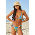 Poolside Paradiso Women's Wildflower String Triangle Bikini Top T-Shirts, Hoodie, Sweatshirt | GrindPrints.com