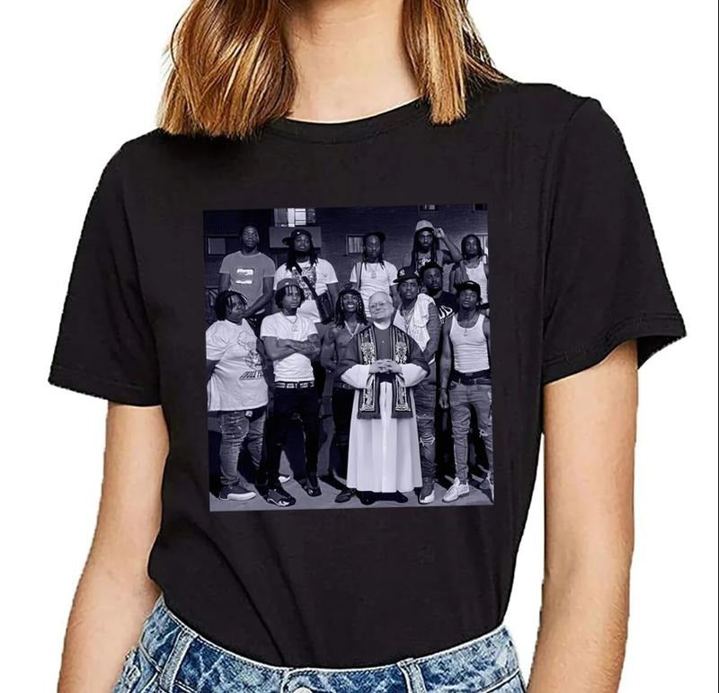 Pope Leo XIV (2025) Shirt, Pope From Oblock Shirt, American Pope T-Shirt, Funny Shirt Hoodie, Sweatshirt | GrindPrints.com