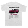 Porsche 911 GT3 "Valentine Edition" T-shirt, Sport Car Tshirt, Porsche Merch,  Sport Car Graphic Tee, Gift For Him, Gift...