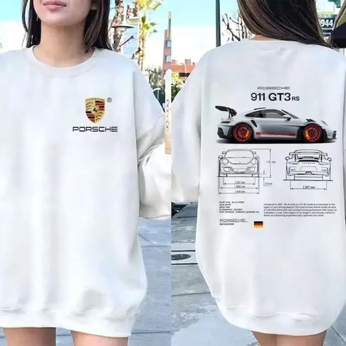 Porsche 911 GT3 RS Aesthetic Shirt, Porsche 911 GT3 RS Porsche 911 GT3 RS Aesthetic Tshirt, Porsche 911 GT3 RS 2 side...