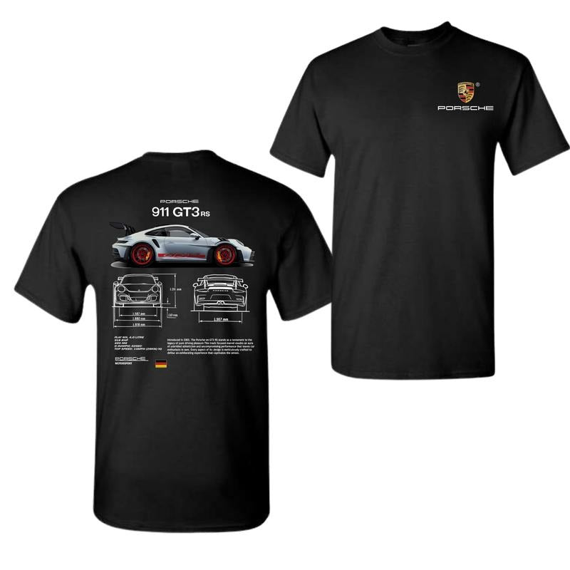 Porsche 911 GT3 RS Aesthetic T-Shirt, Porsche 911 T-Shirt For Men And Women, Trendy Shirt Hoodie, Sweatshirt