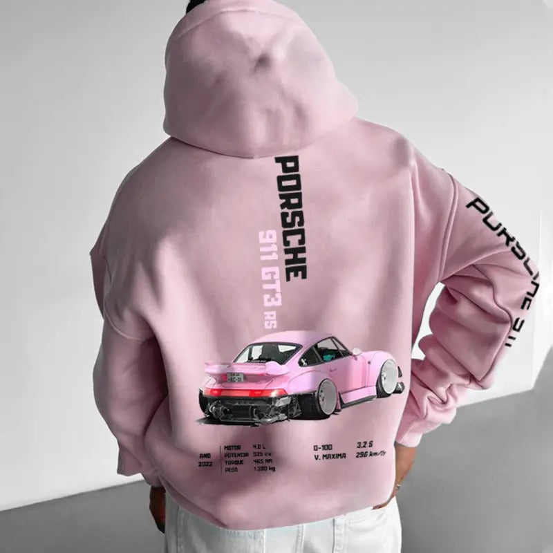 Porsche 911 GT3 RS Hoodie, Unisex, Menswear, Street Racing Shirt, Car Hoodie, Classic Cotton Sweatshirt | GrindPrints.com
