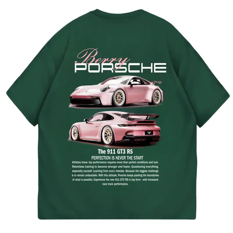 Porsche 911 GT3 RS Pink T-Shirt, Unisex, Menswear, Street Racing Shirt, Car Shirt, Boyfriend Gift Hoodie, Sweatshirt