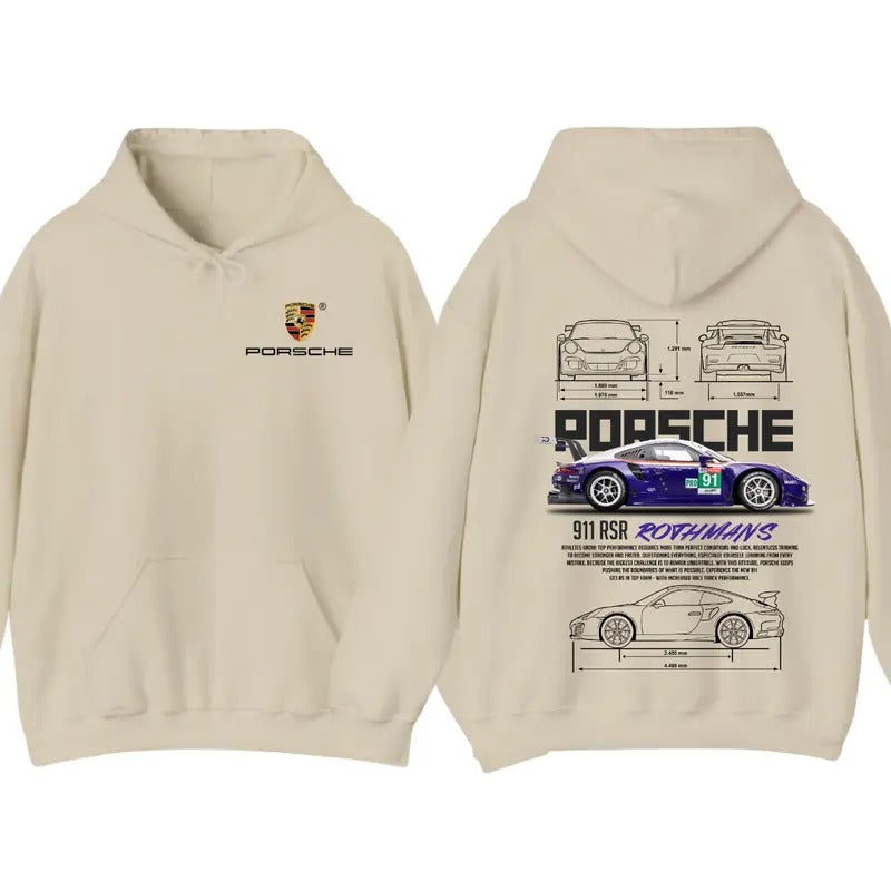 Porsche 911 GT3 RS Rothmans T-Shirt Sweatshirt Hoodie, For Men And Women, Trendy Shirt | GrindPrints.com