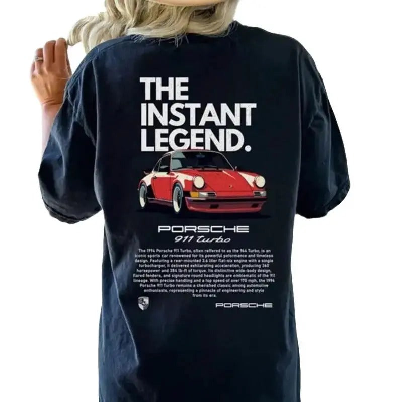 Porsche 911 Turbo T-Shirt DRG, Unisex T-Shirt Crewneck, Awesome Porsche Short Sleeve Top Womenswear Hoodie, Sweatshirt