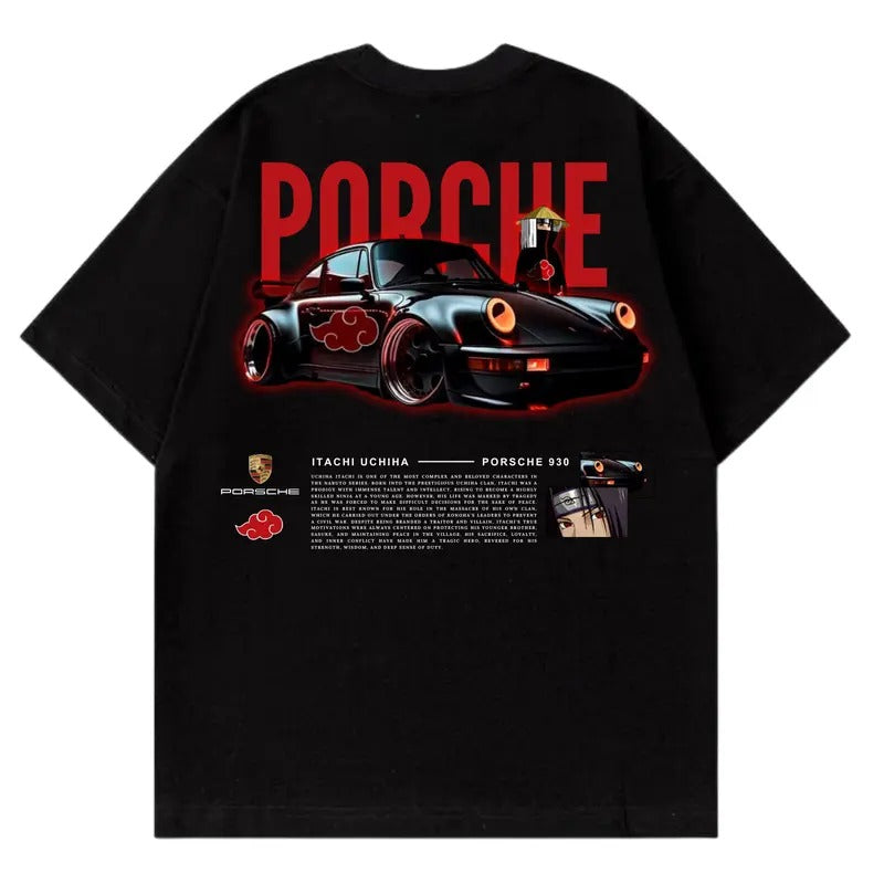 Porsche 930 x lTACHl T-shirt, Car Enthusiast Shirt, Car Clothing, Classic Car Shirt Hoodie, Sweatshirt | GrindPrints.com