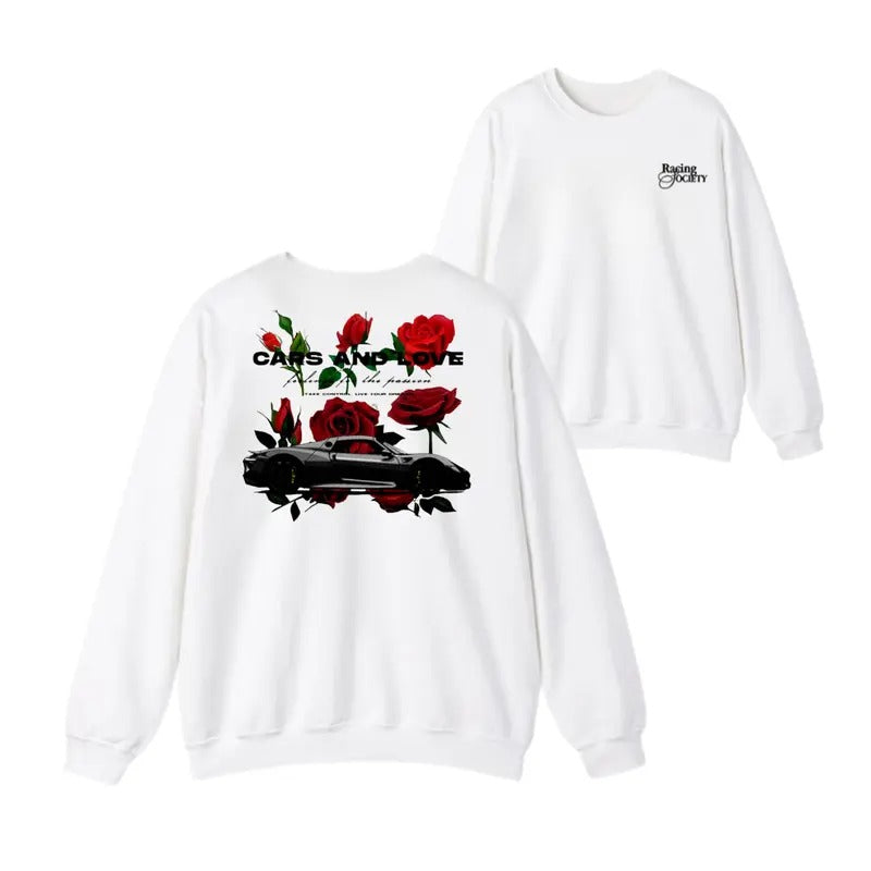 Porsche Car And Love T-shirt, Hoodie, Sweater, Car Enthusiast Shirt, Car Clothing, Unisex Sweatshirt | GrindPrints.com