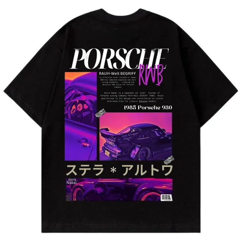 Porsche RWB T-shirt, Hoodie, Sweater, Car Enthusiast Shirt, Car Clothing, 90's Car, Unisex, Vintage car shirt Classic...