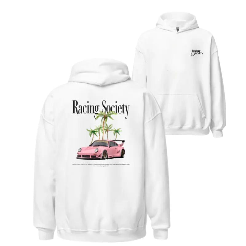Porsche Racing Society T-shirt, Hoodie, Sweater, Car Enthusiast Shirt, Car Clothing, Unisex Classic Cotton Sweatshirt