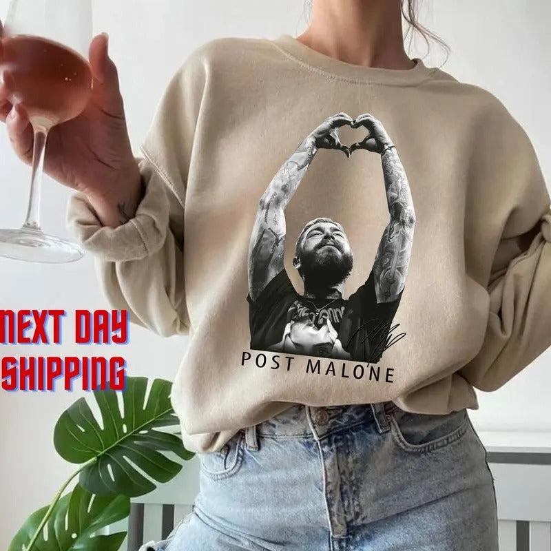 Post Mallone Rap Music Merch Sweater, Austin Album Rap 90s Shirt, Posty Tour Rapper Gift Hoodie, Sweatshirt | GrindPrints.com