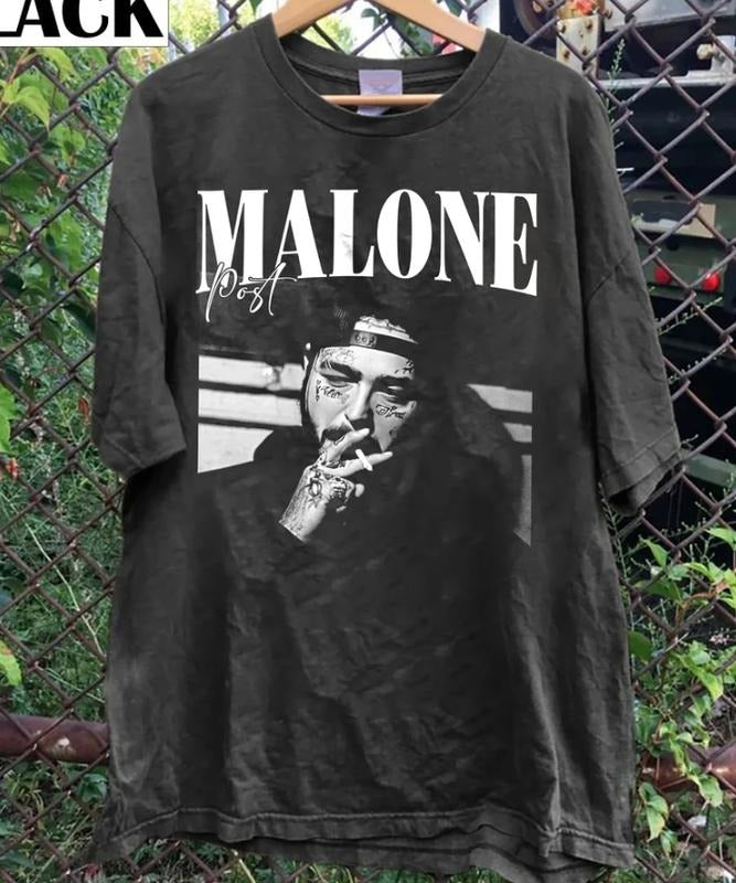 Postyy Rap Music Merch Shirt, Malone T Shirt Rap 90s Tee, Malone Tour Rapper Shirt Hoodie, Sweatshirt | GrindPrints.com