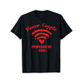 Power Couple Powered By God Men T-Shirts, Funny Valentines Day Novelty Graphic Printed Tee, Short Sleeve Boys Valentine'S...