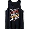Powered By Coffee And Leftover Chicken Nuggets Women Men Tank Top T-Shirts, Hoodie, Sweatshirt | GrindPrints.com