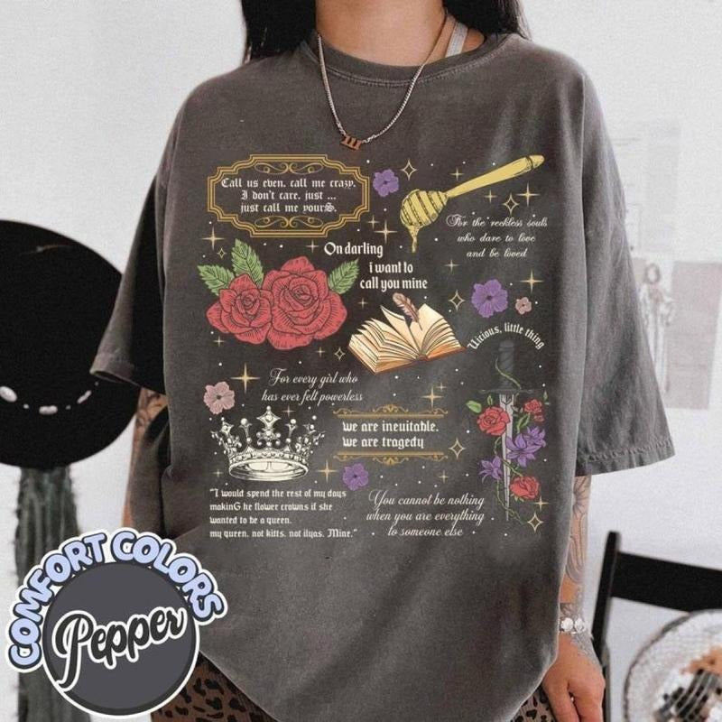 Powerless Bookish Bookish T-Shirt For Fan, Kai Azer I Love You TShirt, Fearless Fan Shirt, Gift for Bookworms, Romantic...