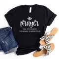 Prayer Definition Unisex Shirt, Black Unisex Tee with "Prayer" Text and Cross Design for Men and Women, Classic...