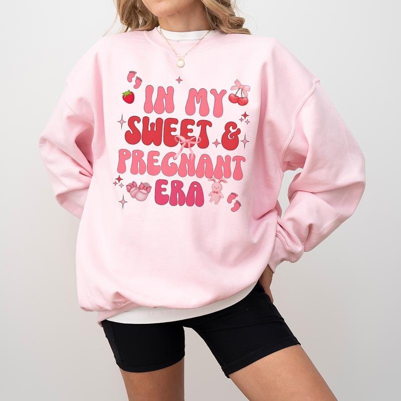 Pregnancy Announcement Sweatshirt, Valentines Day Pregnancy Shirt, Gift For Expecting Mom, In My Pregnancy Era Shirt...