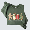 Pregnancy Christmas Shirt, Funny Maternity Xmas Sweatshirt, Pregnant Holiday Shirt, Gingerbread Cookie Reveal Tee, Xmas...