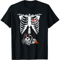 Pregnancy Pirate Baby Skeleton X Ray Halloween Costume Made Usa T-Shirts, Hoodie, Sweatshirt