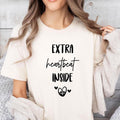 Pregnancy T-shirt, Extra Heartbeat Inside, Pregnancy Reveal, Pregnant Tshirt, Maternity Shirt, New Mum Shirt, Pregnancy...