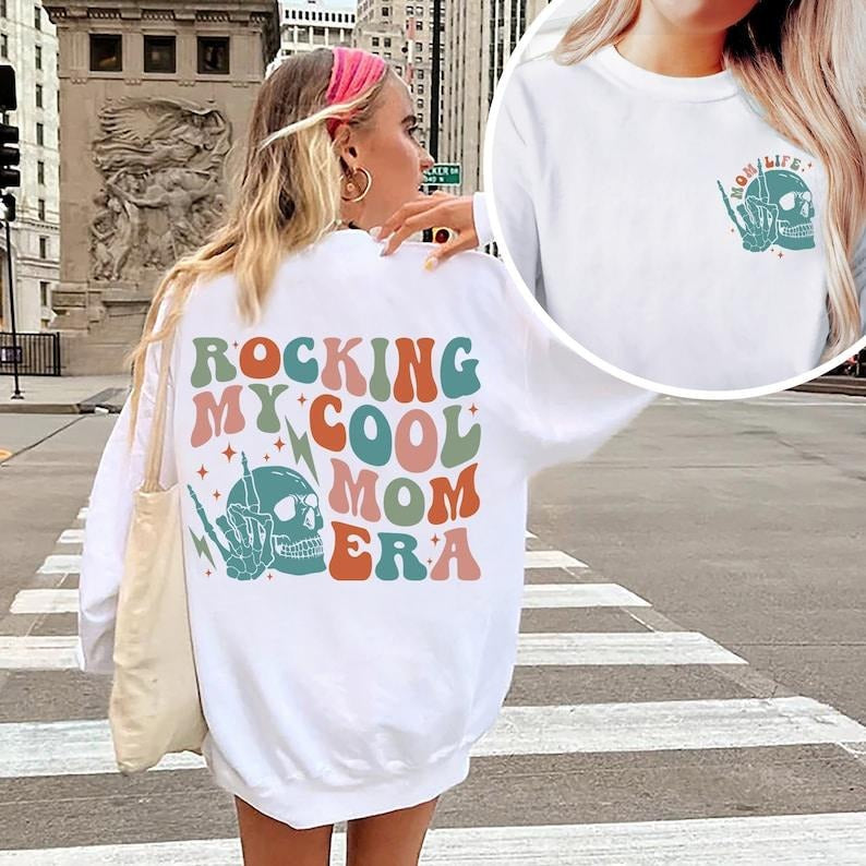 Premium  In My Cool Mom Era Sweatshirt, Cool Mom Shirt, Cool Moms Club, Mothers Day Gift, Mama Shirt, Mothers Day Shirt,...