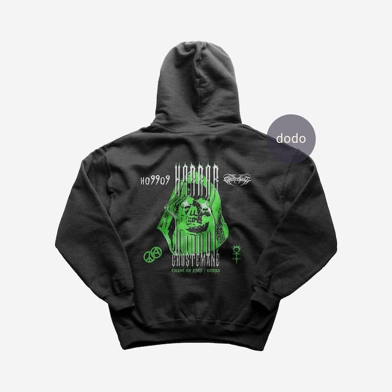 Premium Ghostemane Hoodie - Twist of Fate Album Hoodie - Ghostemane New Album Hoodie - Unisex Heavy Cotton Hoodie...