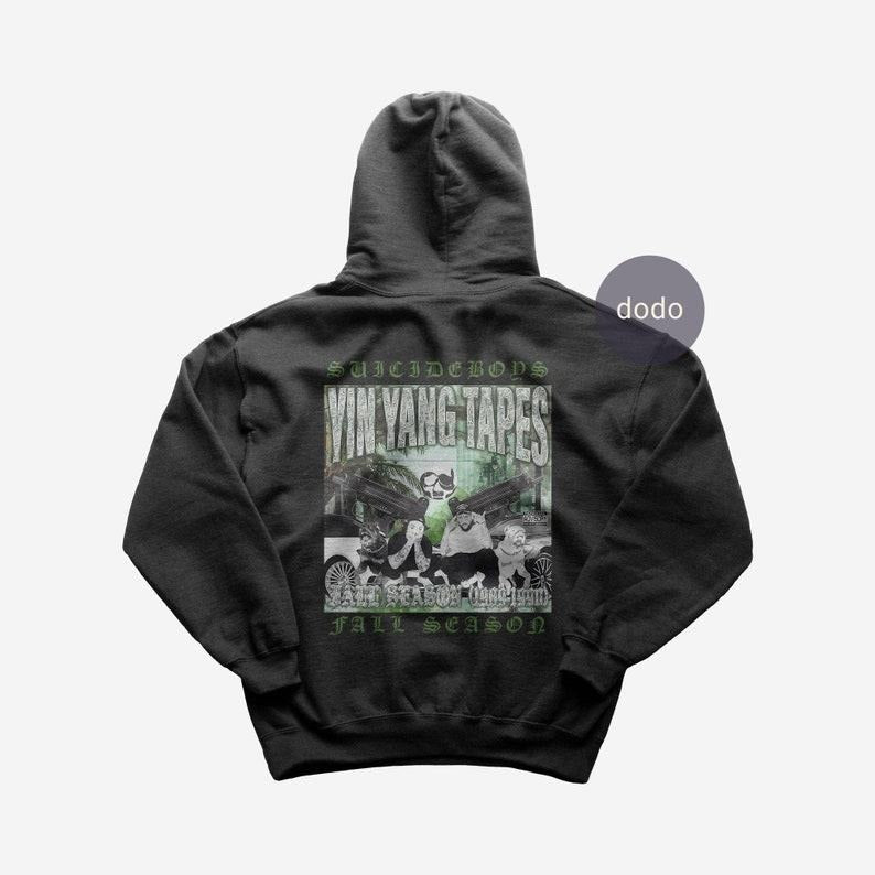 Premium Suicideboys Hoodie - YIN YANG TAPES: Fall Season Album Hoodie - Suicideboys New Album Hoodie - Unisex Heavy...