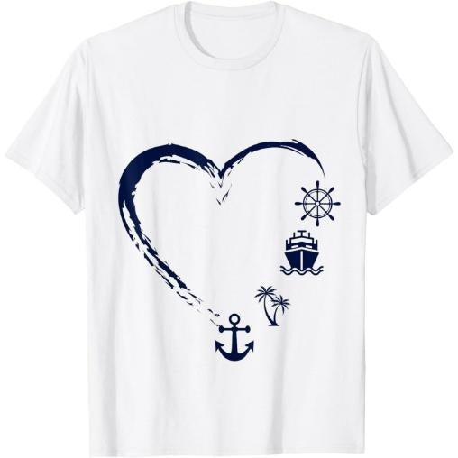 Preppy Nautical Anchor Gifts for Sailors Boaters & Yachting T-Shirt Made in USA Hoodie, Sweatshirt | GrindPrints.com