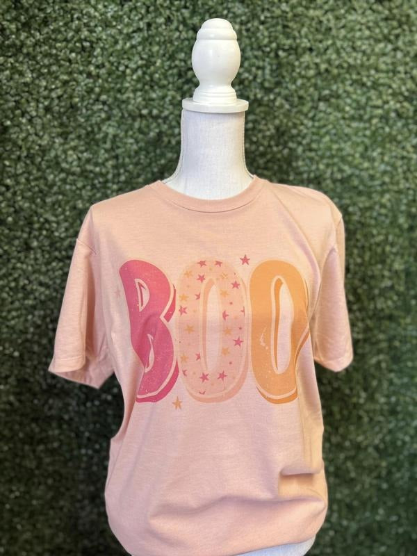 Preppy Pink Boo Tee Hoodie, Sweatshirt | GrindPrints.com
