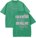 Pretty Girls Love God Unisex Washed T-Shirt, Vintage 90s Graphic Tee, Gift Top Womenswear Cotton Hoodie, Sweatshirt