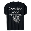 Pride Native American Men's T-Shirt - 100% Cotton, Bohemian Style, Round Neck, Non-Stretch Fabric, 180g, Gift Made in USA...