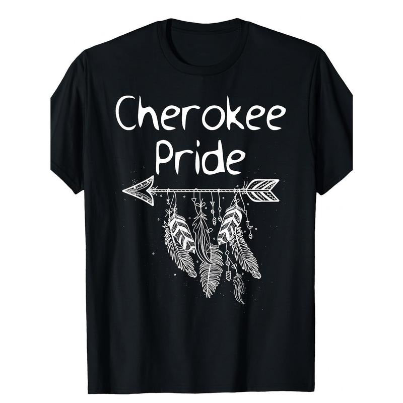 Pride Native American Men's T-Shirt - 100% Cotton, Bohemian Style, Round Neck, Non-Stretch Fabric, 180g, Gift Made in USA...
