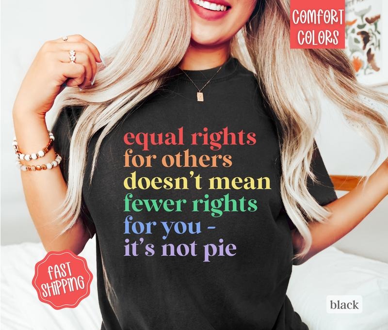 Pride Shirt, LGBTQ Tshirt, Equal Rights Tee Hoodie, Sweatshirt | GrindPrints.com