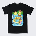 Princess Bubblegums Rock Adventure Time Graphic Tee, Unisex Cotton Crewneck T-Shirt-Medium, Short Sleeve, Casual...