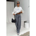 Princess Polly Women's Pinstripe Archer Trousers T-Shirts, Hoodie, Sweatshirt | GrindPrints.com