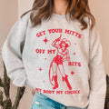 Pro Choice Crew Neck Feminist Sweatshirt - Vintage Cowgirl Reproductive Rights Feminist Gift T-Shirts, Hoodie