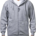 Pro Club Men's Heavyweight Full Zipper Hoodie Sweaters Casual Fabric Streetwear Menswear Fashion Long heavyweight ...
