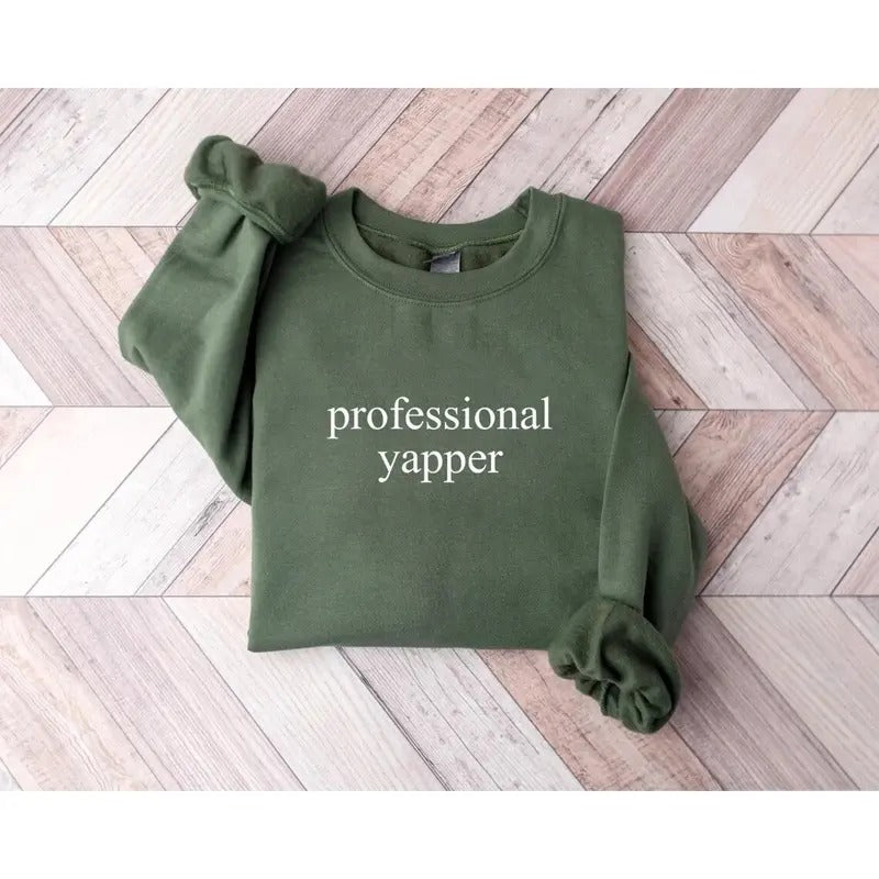 Professional Yapper Funny Funny Funny Shirt Y2K Weirdcore Meme Shirt Sarcasm T-Shirts, Hoodie, Sweatshirt