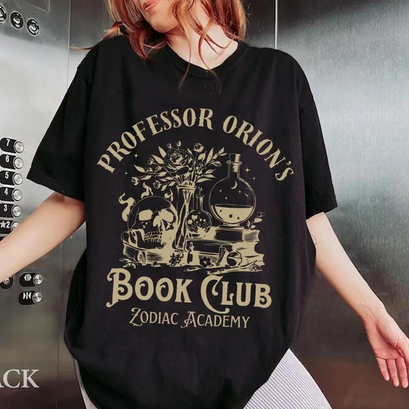 Professor Orion's Book Club Shirt, Zodiac Academy Shirt, Gift For Book Lover, Zodiac Academy The Inner Circle Shirt,...
