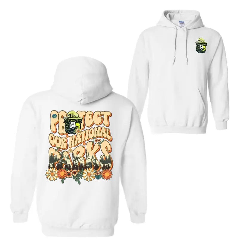 Protect Our National Parks 2 Sided & Subtle Anti Trum Casual Streetwear Nature Lovers & Eco Advocates T-Shirts, Hoodie, Sweatshirt