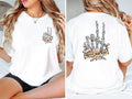 Protect Your Peace Shirt, Flower Skull Shirt, Skeleton Hand Shirt, Motivational Shirt, Dead Inside Shirt, Back And Front...